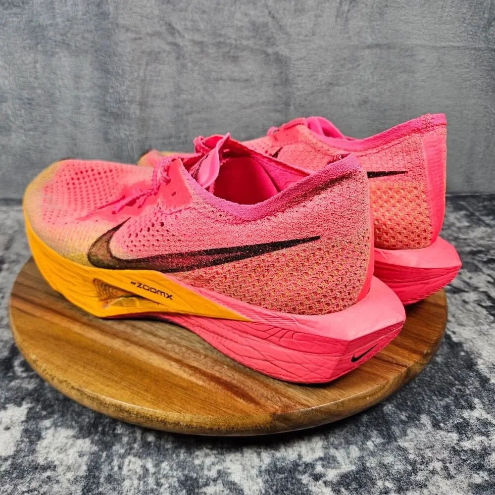 Nike ZoomX VaporFly Next% 3 Shoes Mens Size 12 Pink Athletic Running Sneakers